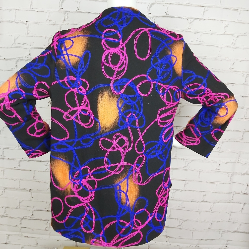 Joseph Ribkoff Textured Swing Jacket - Picture 4 of 8